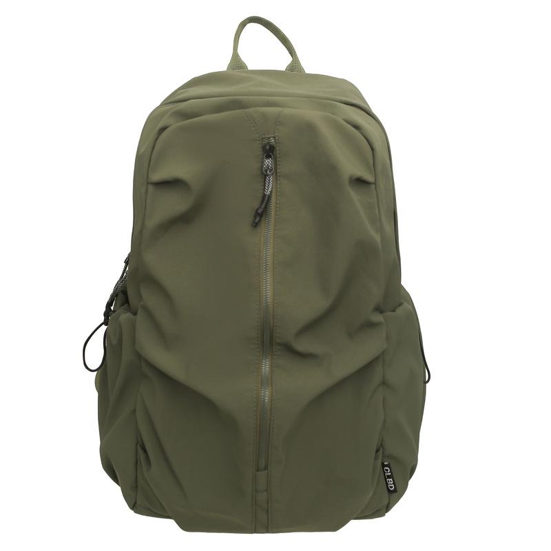 Versatile Japanese-Style Solid Color Backpack for School, Sports, and Travel