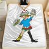 1PC Pippi Longstocking Print Flannel Blanket, High Quality All Seasons, Home Decor, Warmth and Comfort, Perfect for Christmas Gifts