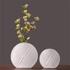 Nordic Keramik Baum Blatt Design Blume Vase Moderne Minimalistische Mode Wohnzimmer Blume Container-Home-Dekoration Ornamente