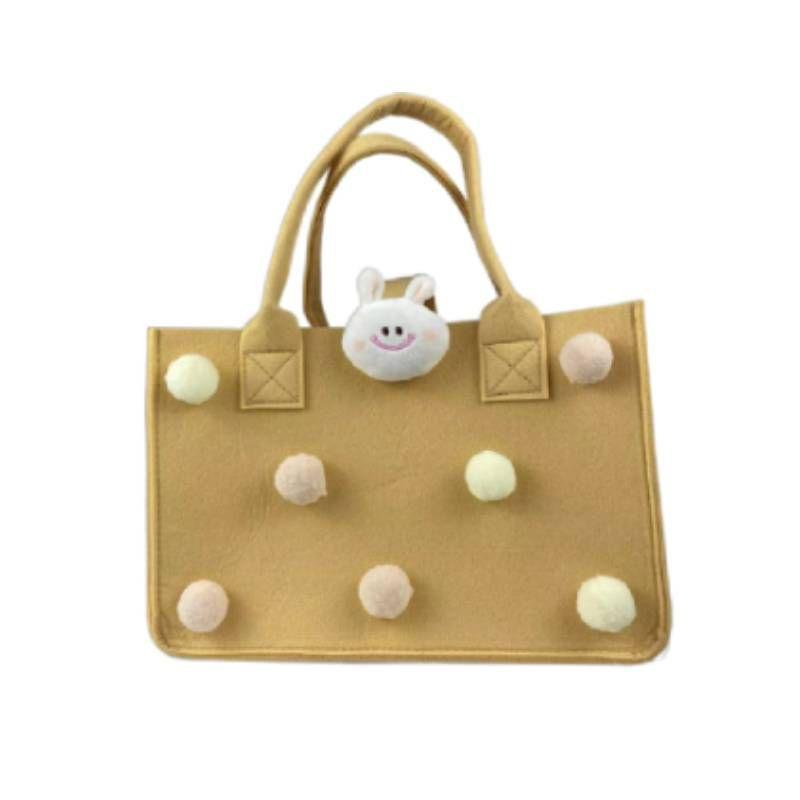 Trendy Felt Tote Bag Perfect For Fashionable Shopping And Gifting