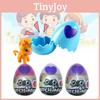 4 Piece Kids Dinosaur Hatch Eggs Magical Creature Hatching Christmas Toys