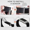 Verstellbares Nylon-Sportarmband für Whoop 5.0 Wasserdichtes Ersatz-Armband Fitness-Tracker Whoop Life EKG-Armband