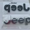 For Jeep Logo Badge Grand Badge Cherokee Wrangler Renegade Compass JK Patriot Car Front Hood Emblem Body Side Rear Trunk