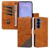 Magnetic Card Solt Wallet Flip Leather Phone Case For Samsung S26 Ultra S25 Plus A16 A57 A17 A07 Book Strap Card Holder Cover