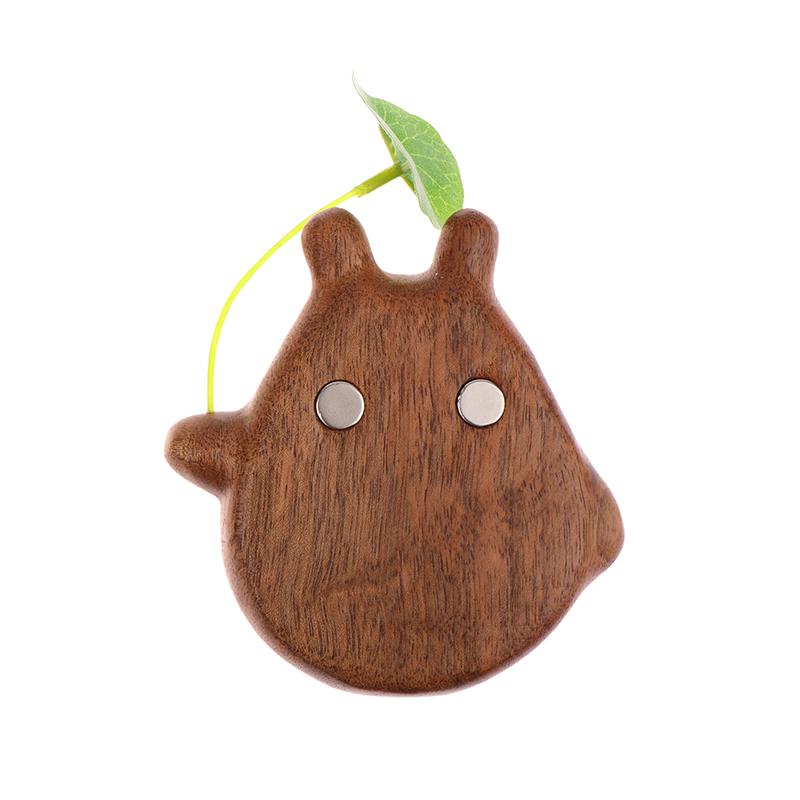 Wooden Wind Chimes Copper Bells Door Entry Reminder Bell Cute Totoro Entry Doorbell Home Decor Opening Housewarming Gift