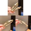 Geometric Zircon Crystal Bangle Bracelet With 18k Gold Plating For Women