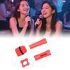 Silicone Wireless Microphone Handle Sleeve Anti Fall Mic   Cover with Windscreen Anti Slip   for KTV Home Karaoke Stagr