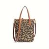 Classic Mini Leopard Pattern Satchel Bag  All-Match Trendy Shoulder Bag For Women  Casual Small Shopping Bag