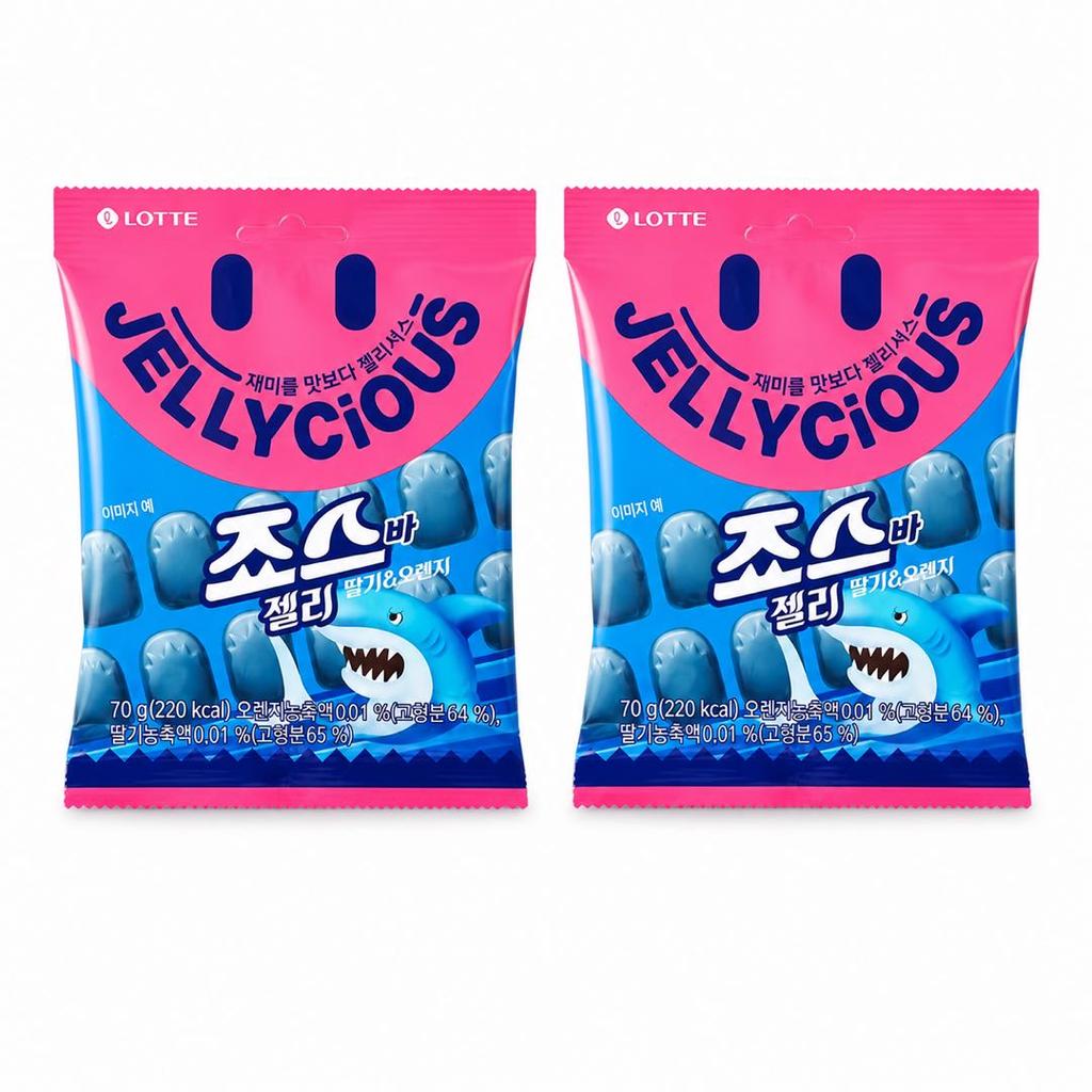 Lotte Shark‑Shaped Gummy Candy 70g