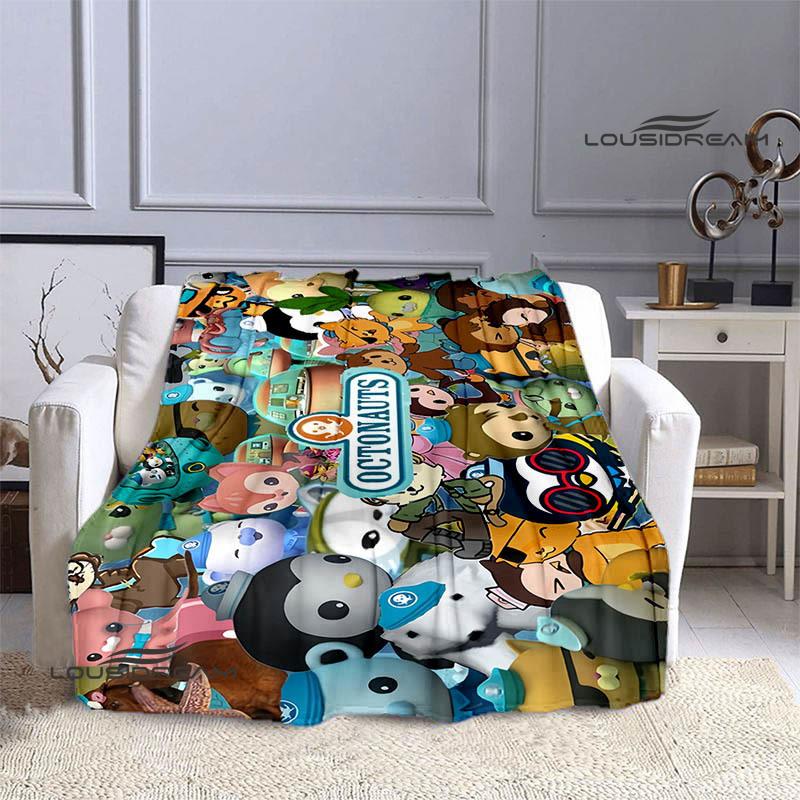 3D The-Octonauts printed blankets picnic blanket Warm Flannel blankets Soft and comfortable blanket bed linings Birthday Gift