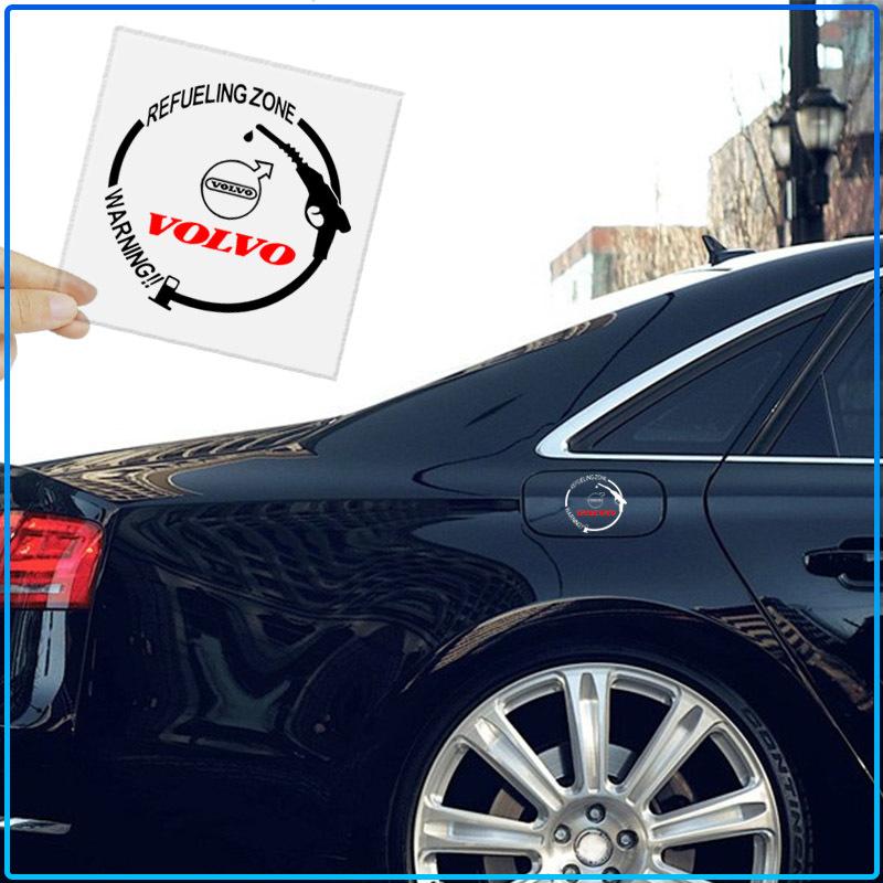 1Pcs Car Fuel Tank Cap Stickers Vinyl Fashion Decoration Decals For Volvo Rdesign XC90 S60 XC60 V70 S80 S40 V50 V40 V60 C30 S70