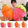 Cute Strawberry Bunny Plush Toy Soft And Cuddly Stuffed Animal For Girls 30cm/0.18kg
