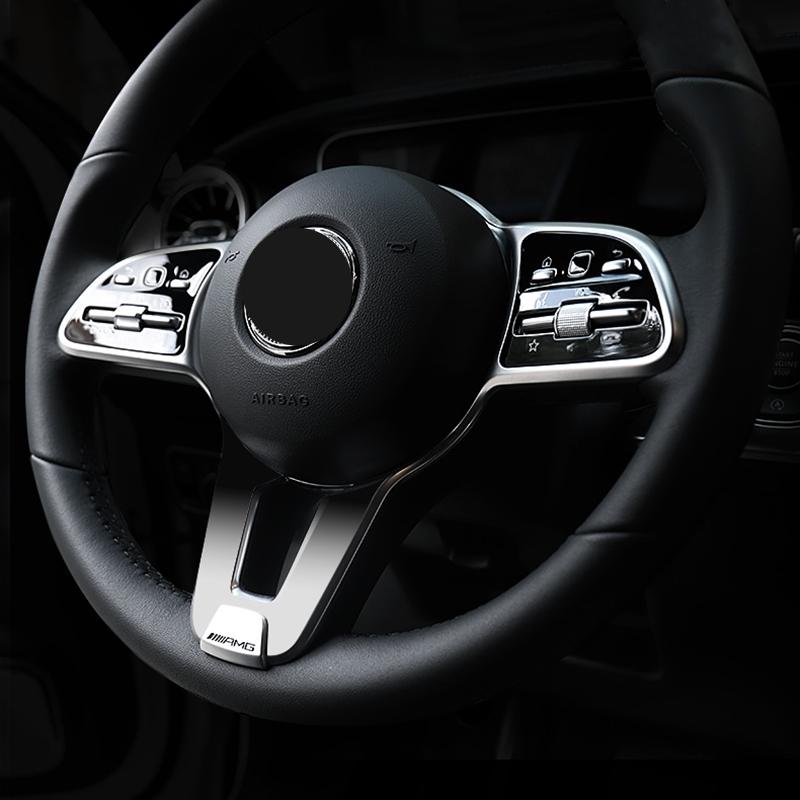 GLC GLB Personalizované nálepky s emblémem na volant auta Odznak AMG Pro Mercedes Benz AMG GLE GLS CLS GLC CLA GLK ML C197 R231 W1