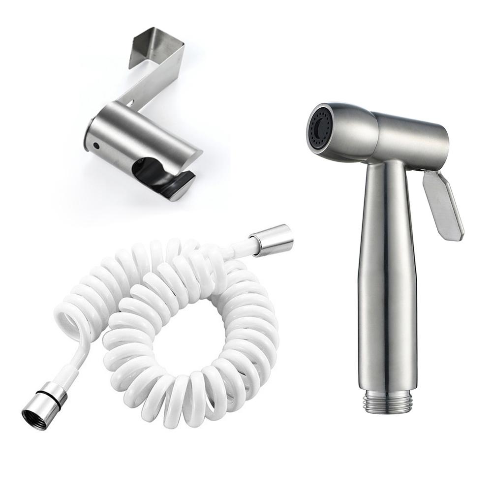 Hand Held Modern Wall-Mounted Bidet Spray for Toilet Sanitary Wares Stainless Steel Bidet Sprayer