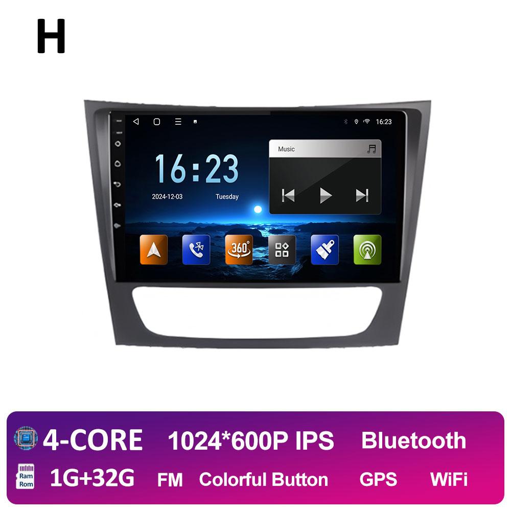 For Mercedes Benz E-class W211 2002 2003 2004 - 2008 GPS Navigation Wireless Carplay DSP Stereo Autoradio QLED IPS Screen WIFI