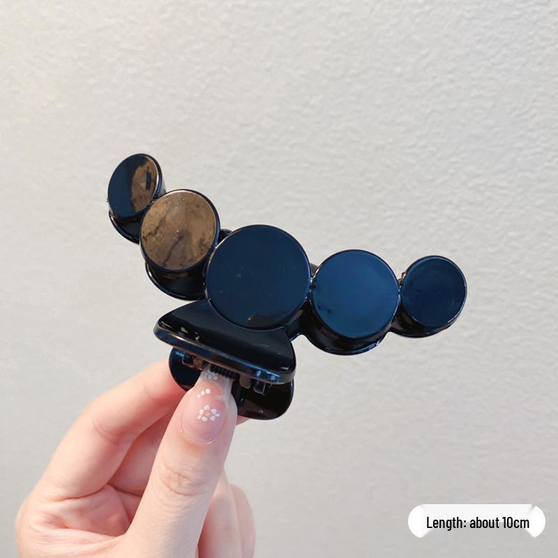 Elegant Large Hair Claw Clip for Thick Hair - High-End Korean Updo Shark Clip