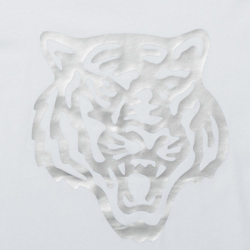 Onitsuka Tiger Printed Round Neck Pullover Drop Shoulder Short Sleeve T-Shirt Unisex T-Shirts White 2183B455-100