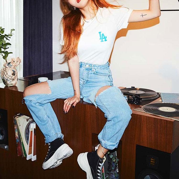 New MLB Los Angeles Dodgers T Shirts Unisex White 31TS04031-07W