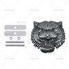 Emblema Metallico per Auto Testa di Tigre Adesivo Personalizzato per Modifica Fuoristrada Logo Decorativo per Griglia Carrozzeria Auto