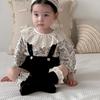 Ruffle Baby Jumper Dress Lotus Leaf Collar Baby Shorts Climb Suit  Newborn Baby