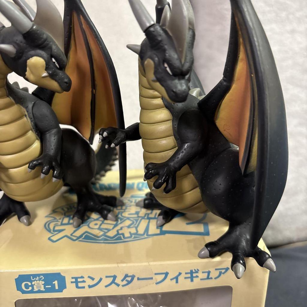 [USED] Dragon Quest Soft Vinyl Monster Black Dragon (2 figures)