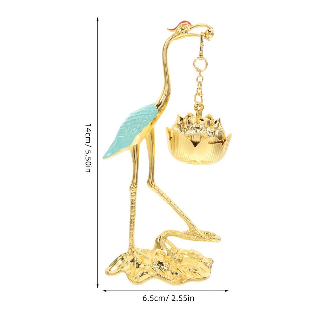 1PC Lotus Incense Censer Buddhist Utensils Incense Burner Durable Alloy Sandalwood House Furnishings Home Office Decoration