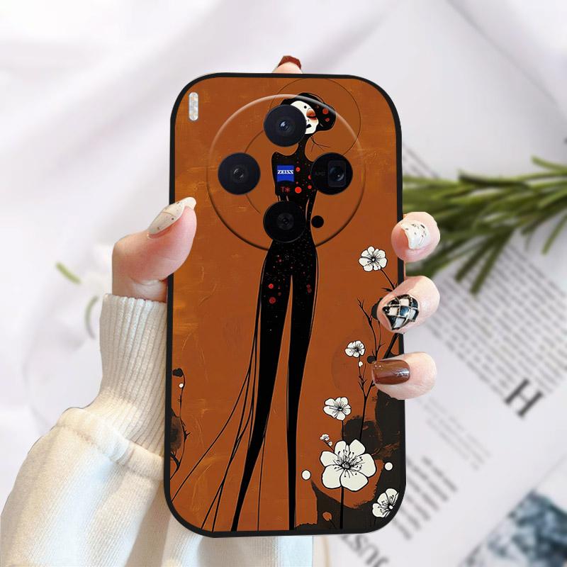 Case For VIVO X300 X 300 5G Shockproof Silicone Soft TPU Case For VivoX300 Back Cover Coque Stylish Painting Protective Fundas