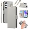For Samsung Galaxy A55 5G Leather Case with Card Holder,Straps,Shockproof Wallet Phone Cover