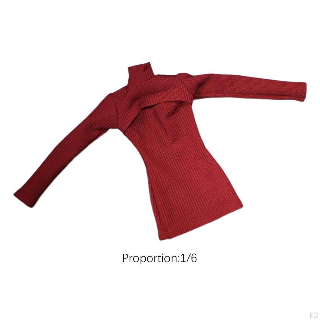 1/6 Scale Figure Short Dresses Dress Up Fashion Retro Stylish Miniature Trendy Clothing for 12''