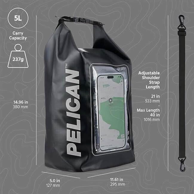 Compatible IP68 Waterproof Dry Bag Waterproof Case Waterproof Bag Pelican Smartphone Pocket Touchscreen Compatible Shoulder Marine Phone Dry Bag 5