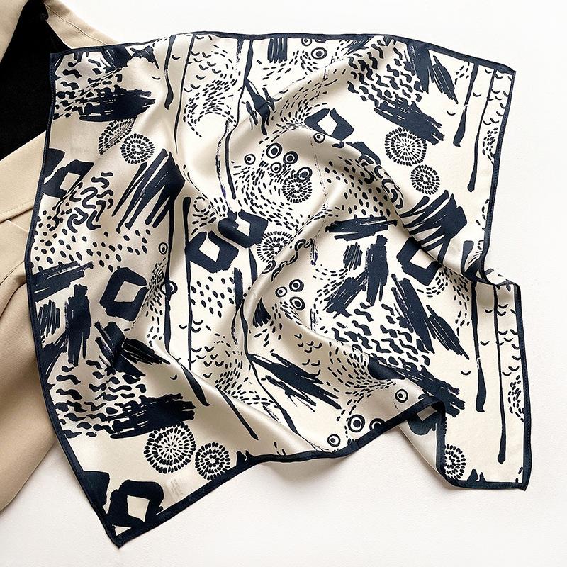 

Silk scarf, women s scarf, mulberry silk decorative scarf, fall and winterheattech small scarf 53*53cm
