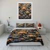 "Lotus Floral Pattern Decor Set" Multiple sizes kid's and adults' bedroom Exquisite 3PC bedding set gift