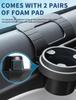 Car Drink Window Gap Cup Holder Smartphone Stand Storage Compartment Hook Ideal for Adding Drink Holders to Your Car Fits 74mm with TPR Charging Made