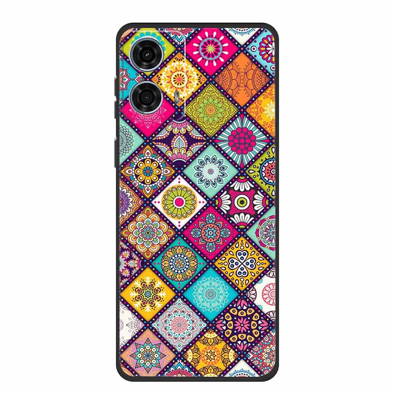 Pentru Motorola Moto G24 Power Carcasă Silicon Lup Leu TPU Moale Carcasă Telefon Pentru Moto G24 Power Capac Spate Desene Animate Carcasă Rezistentă la Șocuri