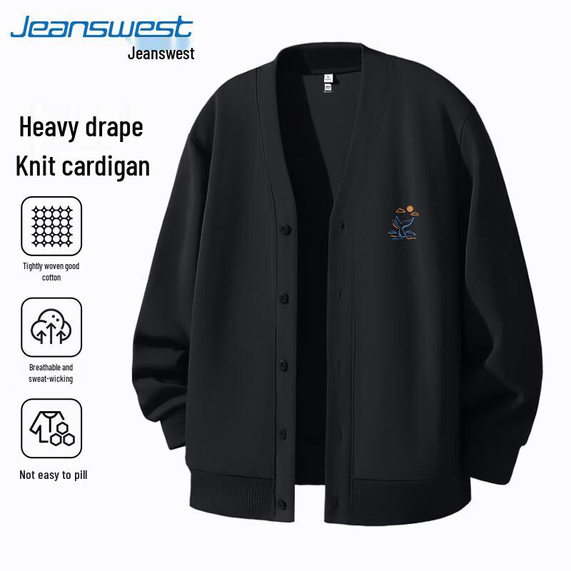 

Jeanswest Унисекс Куртка из плотного хлопка в стиле ретро на пуговицах 2XL