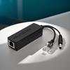 New 1Pcs 48V To 12V IEEE 802.3af Output Power Over Ethernet Splitter Adapter Security System POE Splitter DIY Accessories