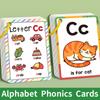 Cross-border English Alphabet Flashcards: Children's Learning Tool for Colors, Animals, and Letters