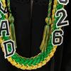 2026 Graduate Cord Graduation Leis And Honor Set Handmade 4-Braided Ribbon Lei Modern Party Necklace for Class of High School College Decor