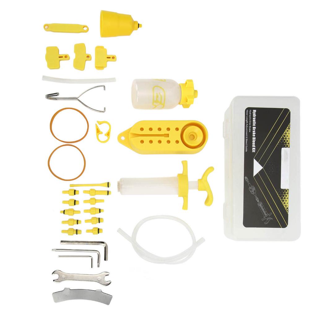 Bike Brake Bleed Kit High Strength Flexible Low Resistance Bike Disc Brake Mineral Oil Bleeding Tool for Bikes