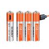 Набір зарядних пристроїв для акумуляторів AAA з USB-зарядкою - 4 слоти, розумні літієві батареї 1,5 В