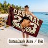 Custom Name Large Beach Towel,Central Cee Quick Absorbent Towel For Outdoor Travel Poolside