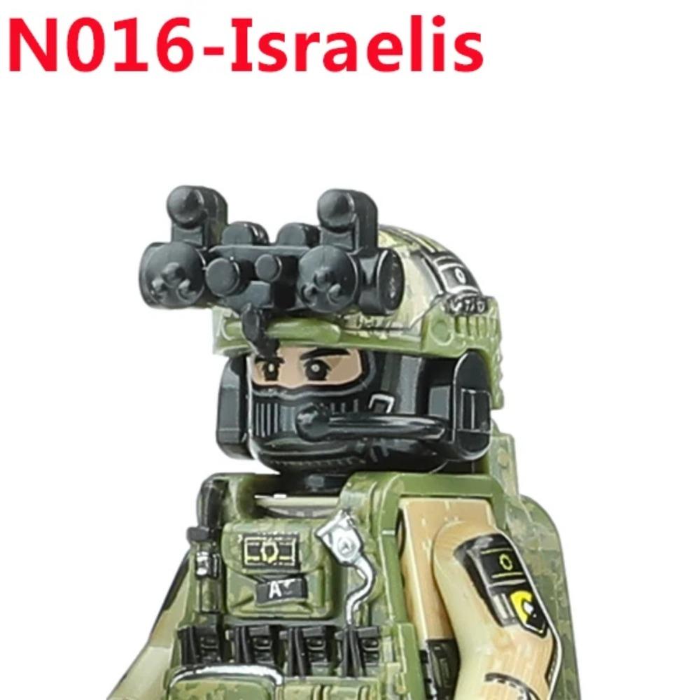 

Городская полиция SWAT Коммандос Фигурки Строительные блоки США Россия Воздушно-десантные войска Армия Израиля Солдаты Военное оружие Кирпичики Игрушки