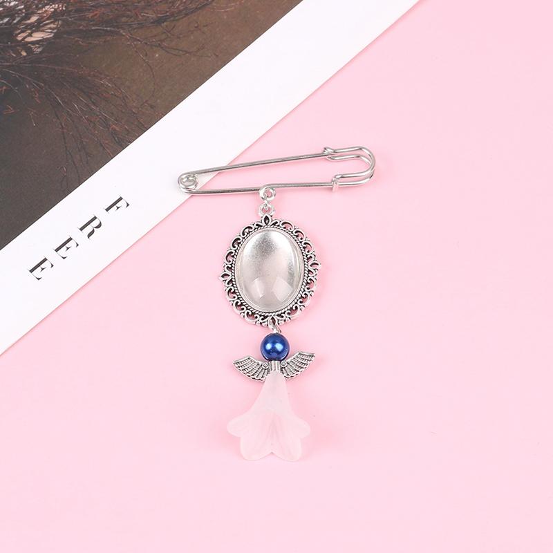 Wedding Bouquet Photo Charm Diy Pin Brooch Lacy Frame Charm Oval Picture Frame