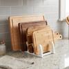 Plastic Pot Lid Rack Large Capacity Vertical Pan Lid Storage Rack Cookware Organizer  for Kitchen