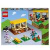 LEGO Minecraft Stall 21171 Spielzeugbausteine Geschenk Videospiel Tiere Jungen und Mädchen ab 8 Jahren