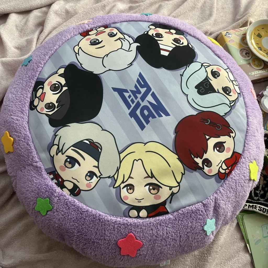 [USED] BTS V Tiny Tongue Merchandise Bundle: Plush Toys, Cushions, and Gachapon