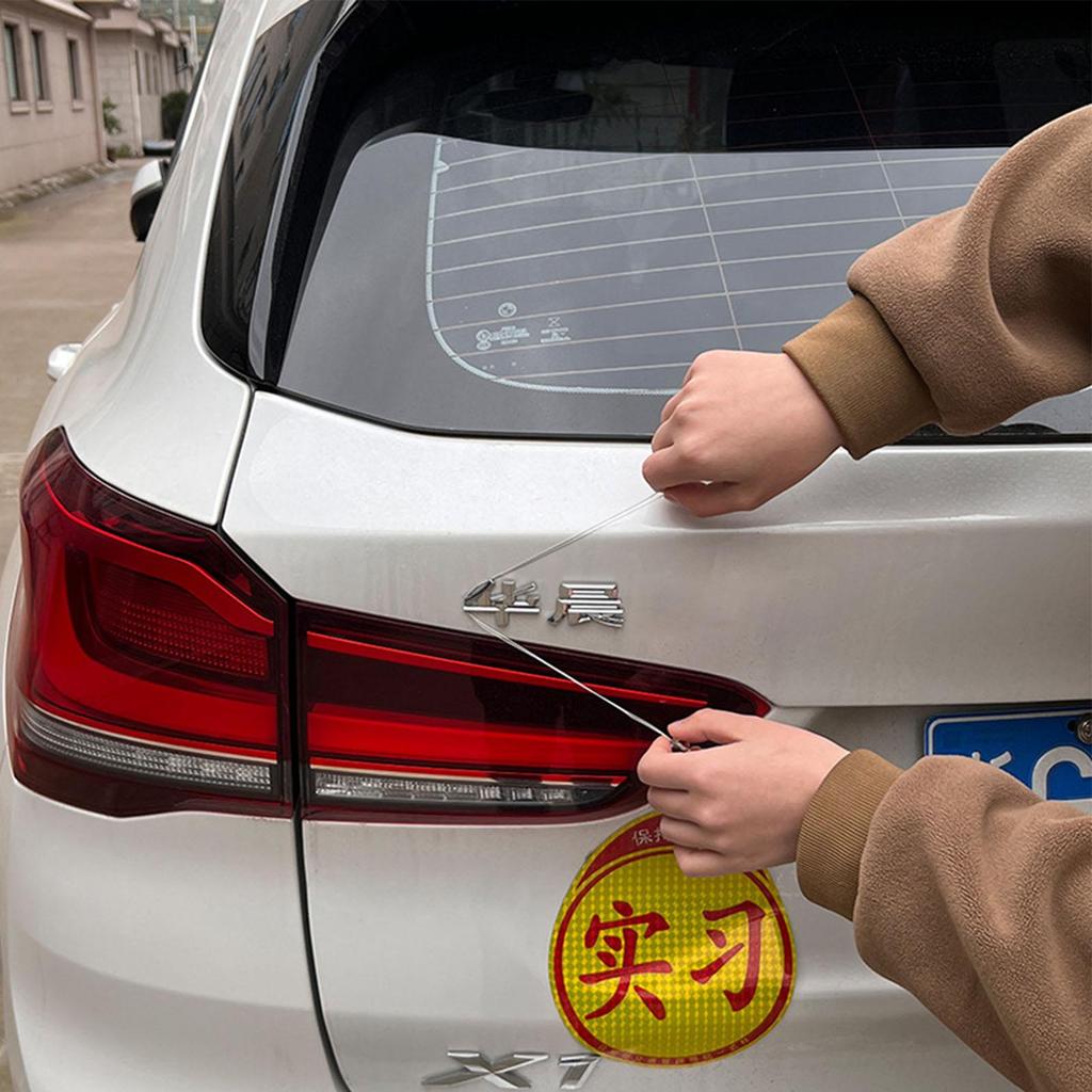Auto-Emblem-Entferner-Kit Auto-Logo-Plakette Abziehline Aufkleber Kratzfreies Hebelwerkzeug Auto-Folien-Installationswerkzeug