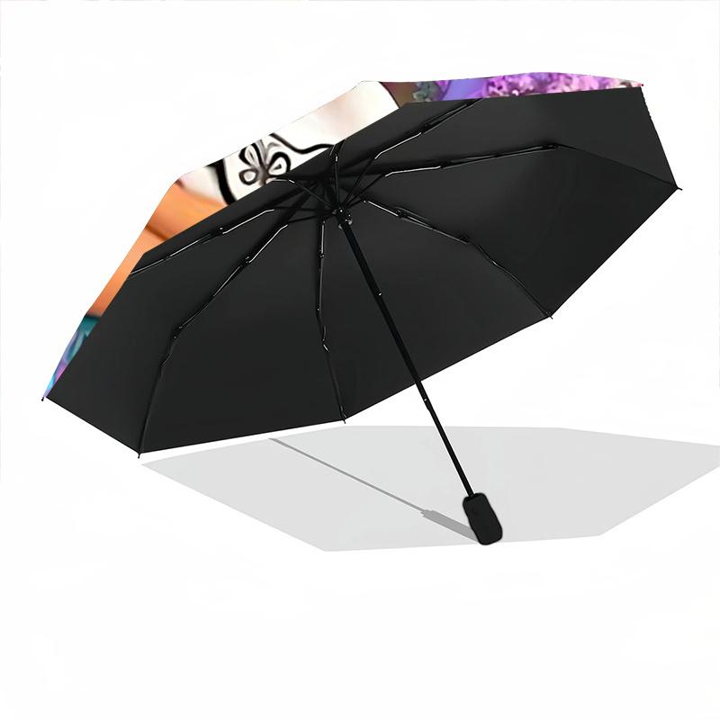 1pc Encanto Mirabel Pattern Umbrella, Fashionable, Personalized, High-Value Folding Umbrella, a Must-Have for Summer, 8-Rib Durable Iron Fra