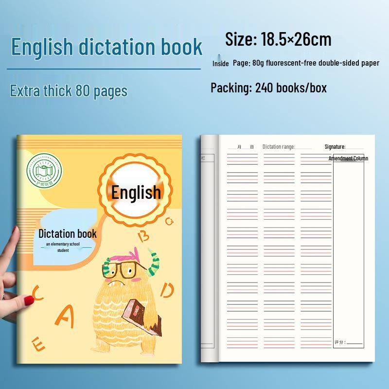 Englisches Diktatheft für Grund- und Sekundarschüler: Klassen 3-6