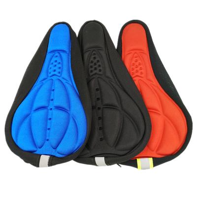 Morbido 3D imbottito bicicletta MTB sella sella coprisella cuscino spugna schiuma confortevole sella tappetino cuscino accessorio bicicletta
